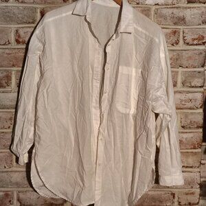 Unbranded Womens White Swimsuit Coverup Top or something - XL?